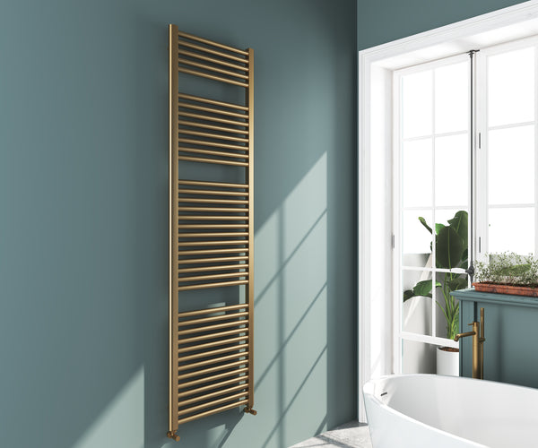 Omata 1800x500mm Towel Rail - Brushed Brass - product image 2