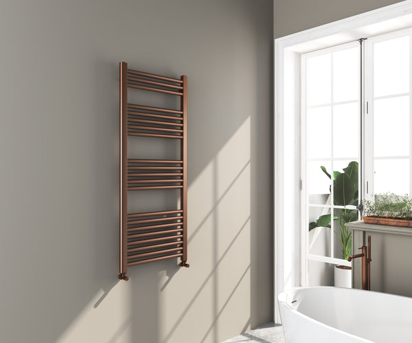 Omata 1200x500mm Towel Rail - Brushed Bronze - product image 3