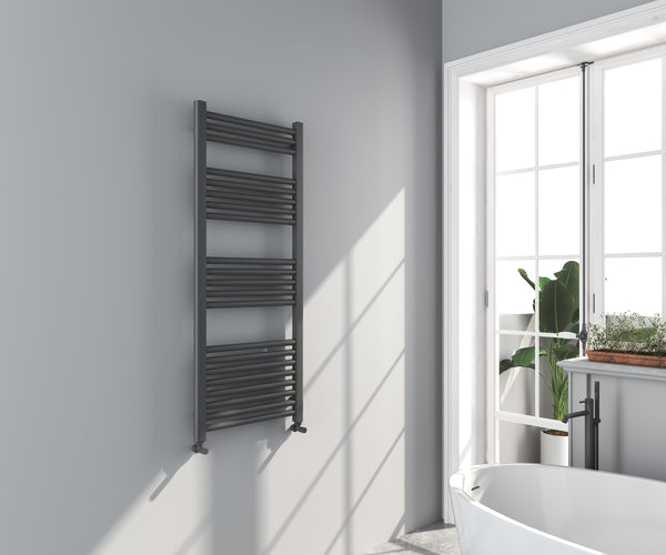 Omata 1200x500mm Towel Rail - Gunmetal - product image 2