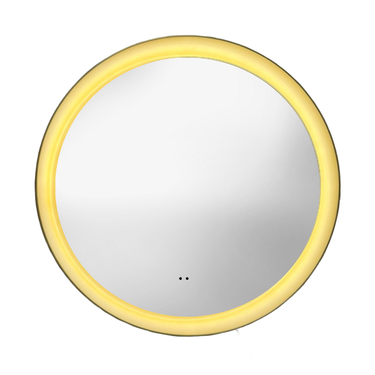 Orla Brushed Brass LED Mirror w demist & Colour Change 600mm - product image 3