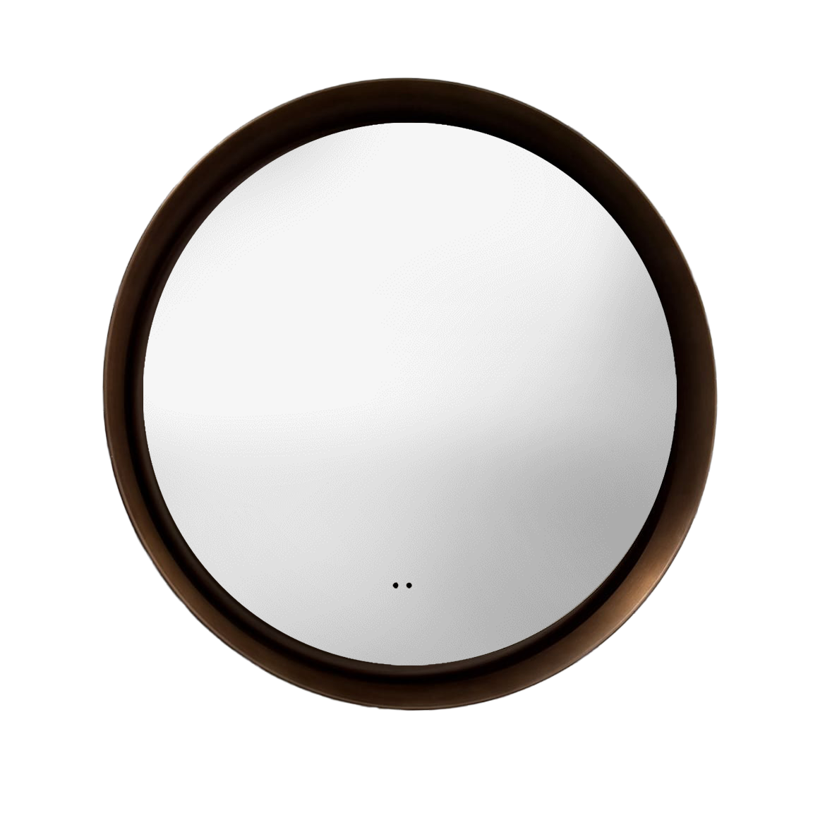 Orla Brushed Bronze LED Mirror w.Demist & Colour Change 600mm