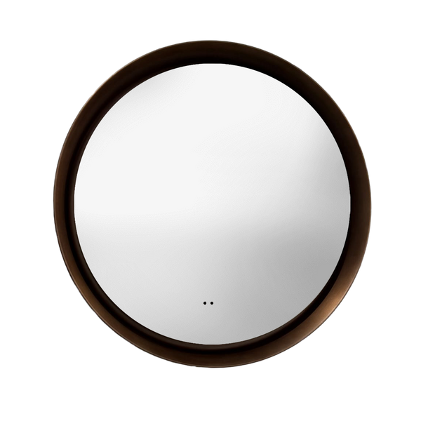 Orla Brushed Bronze LED Mirror w.Demist & Colour Change 600mm