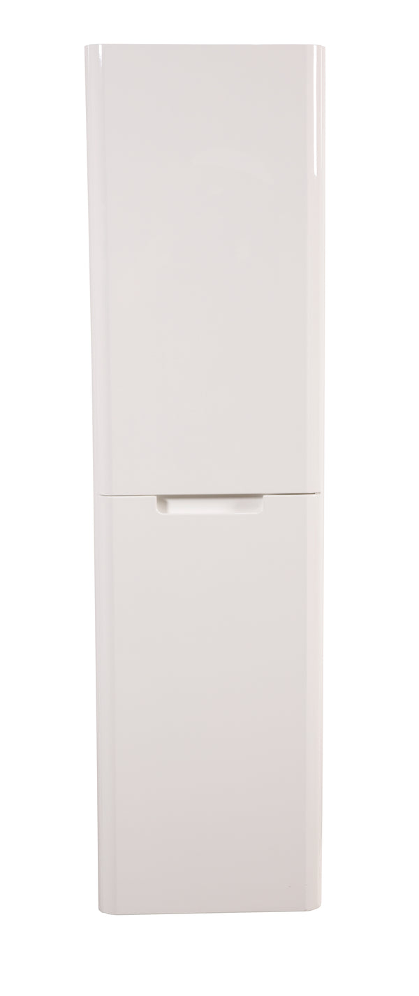 Monza 350mm Tall Boy White Gloss - Wall Hung