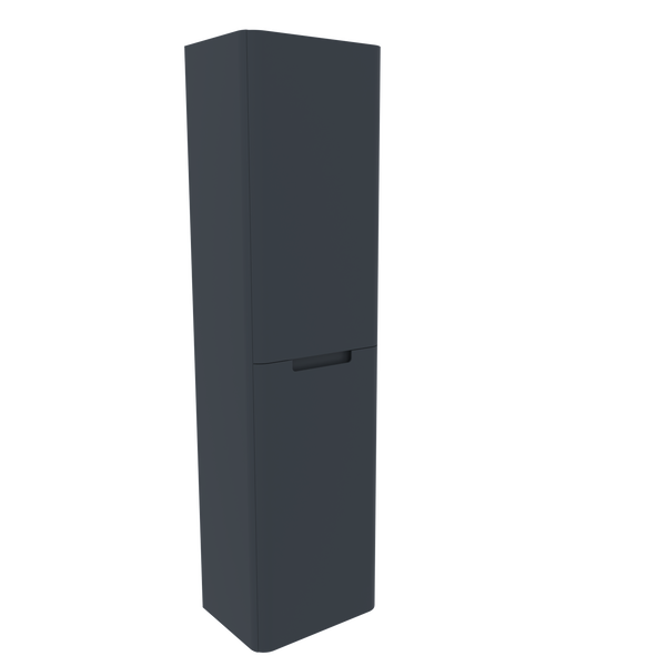 Monza 350mm Tall Boy Shadow Grey - Wall Hung