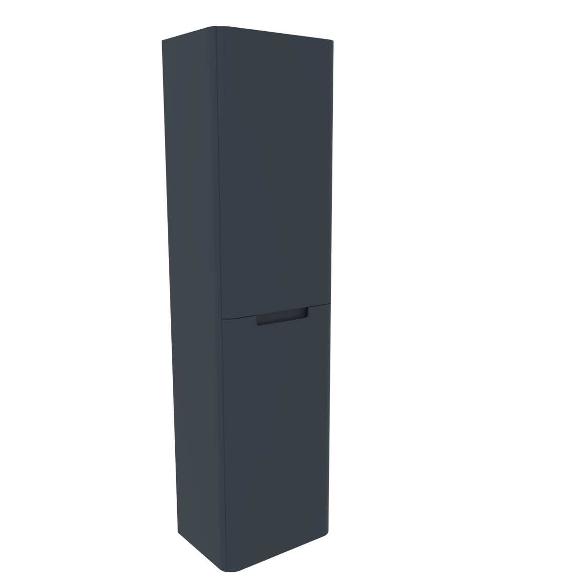 Monza 350mm Tall Boy Shadow Grey - Wall Hung