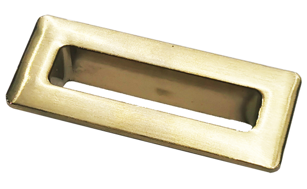 Flauto Overflow Cover - Brushed Brass