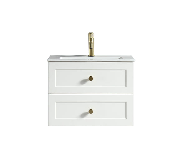 Knurled Round Handle - Brushed Brass - product image 2