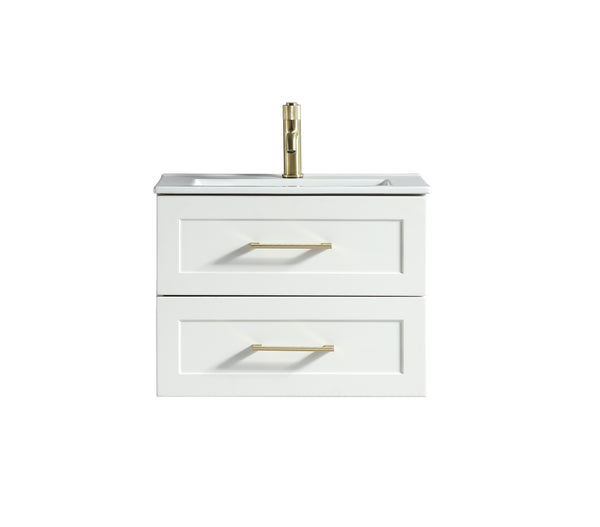 Knurled Straight Handle - Brushed Brass - product image 2