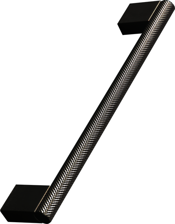 Knurled Straight Handle - Black