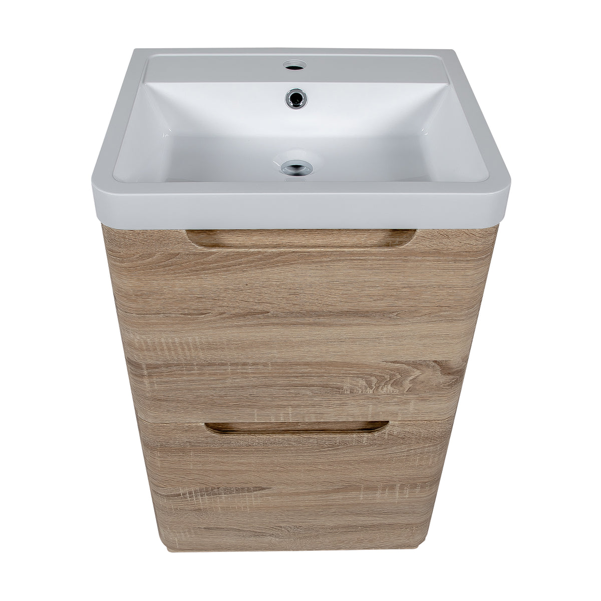 Monza 500mm Vanity Country Oak - Floor Standing