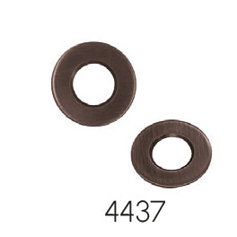Round Brushed Bronze Overflow Cover - Fits 4063 4065 4067