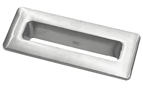Flauto Overflow Cover - Chrome