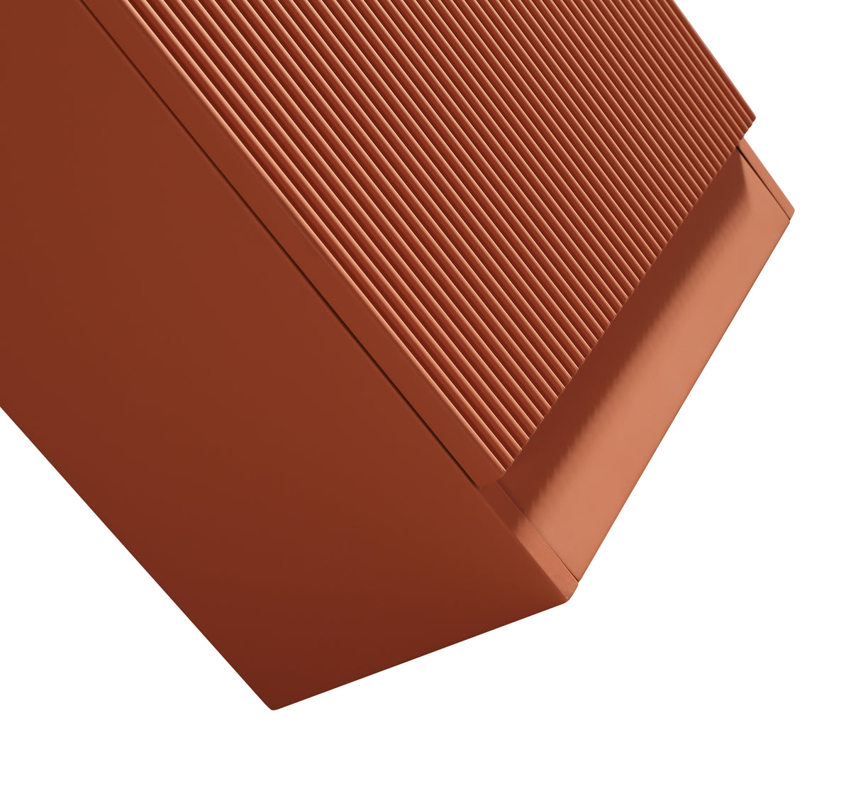 Flauto Mini 450mm F/S Cloakroom Vanity & Basin -Bruciata Orange