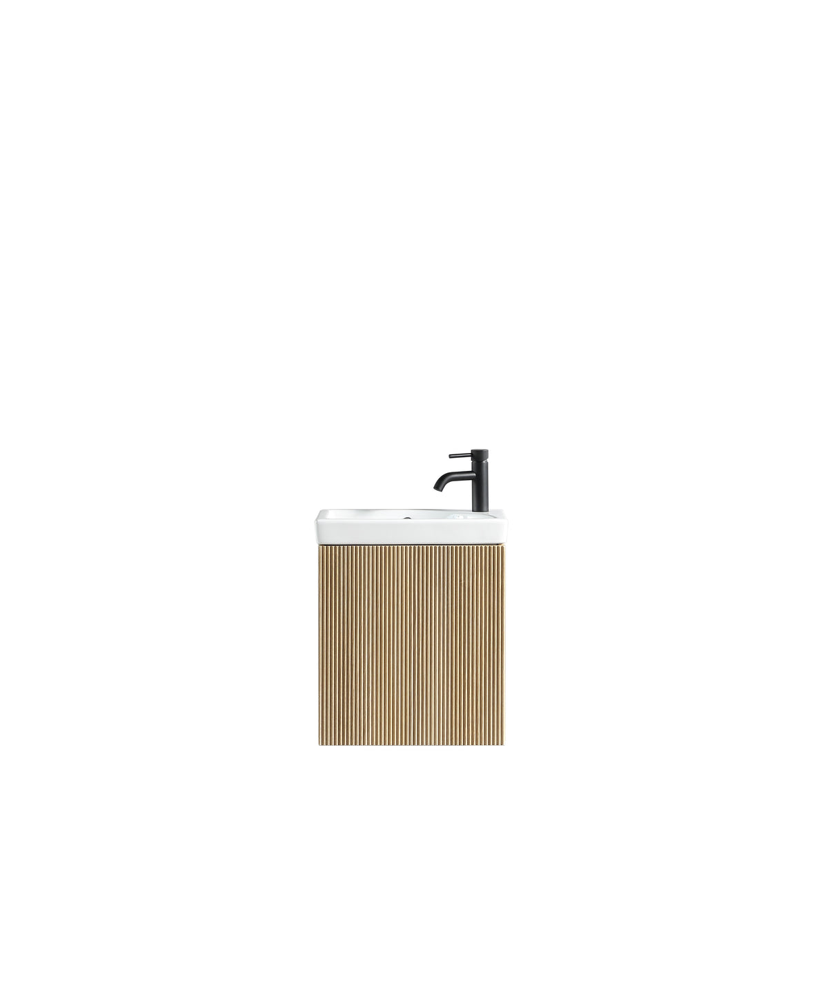 Flauto Mini 450mm W/H Cloakroom Vanity & Basin -Country Oak