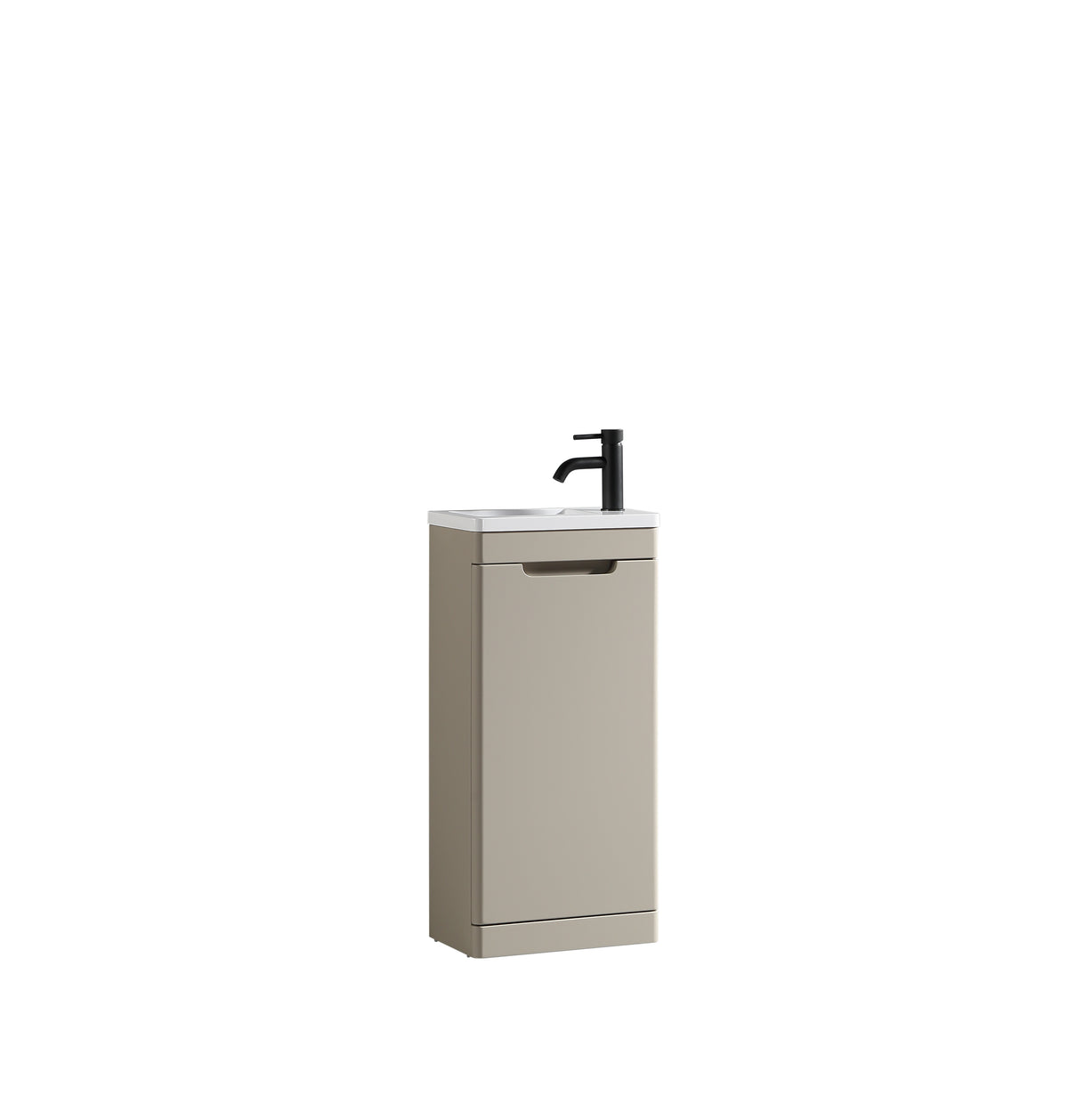 Acerra 400mm Cloakroom Vanit & Basiny - Soft Coffee