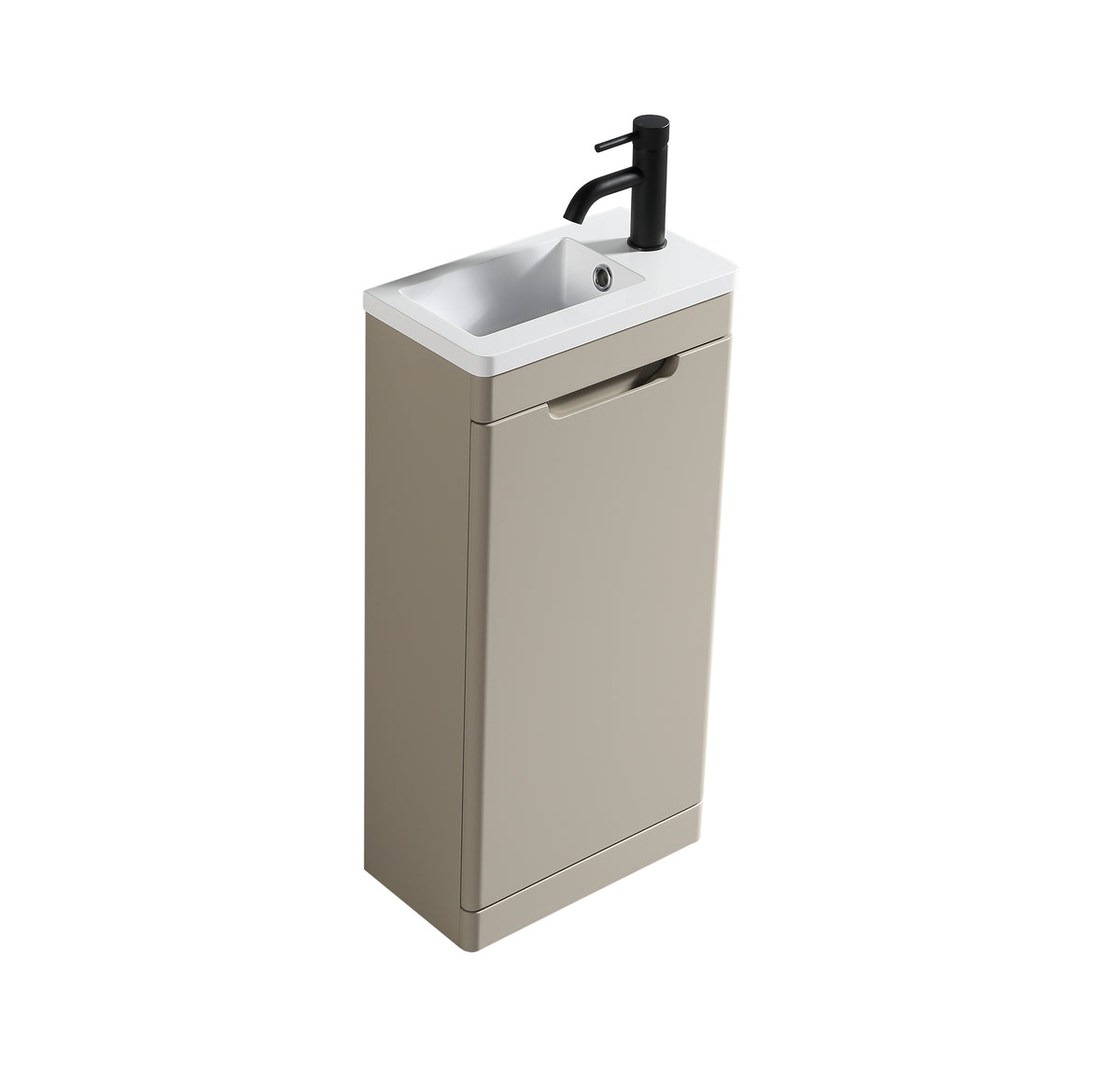 Acerra 400mm Cloakroom Vanit & Basiny - Soft Coffee