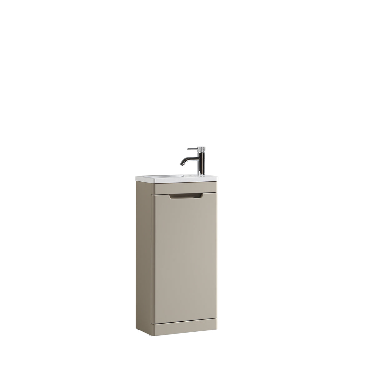Acerra 400mm Cloakroom Vanit & Basiny - Soft Coffee