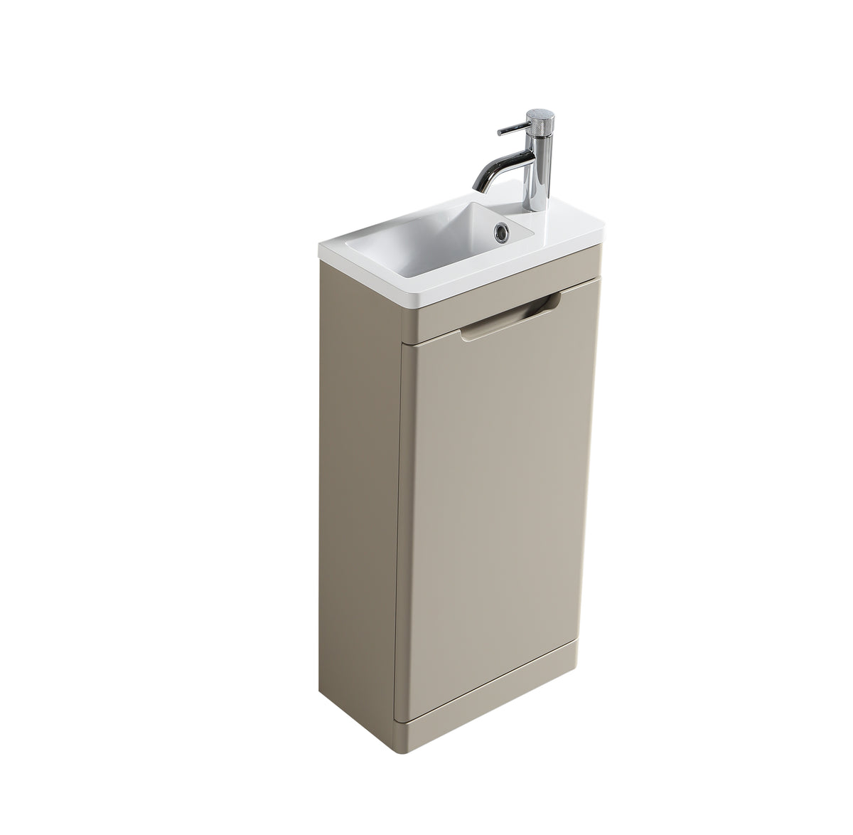 Acerra 400mm Cloakroom Vanit & Basiny - Soft Coffee