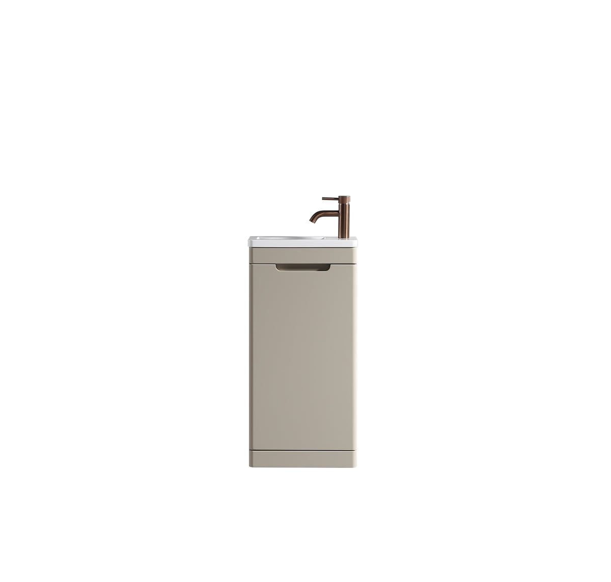 Acerra 400mm Cloakroom Vanit & Basiny - Soft Coffee