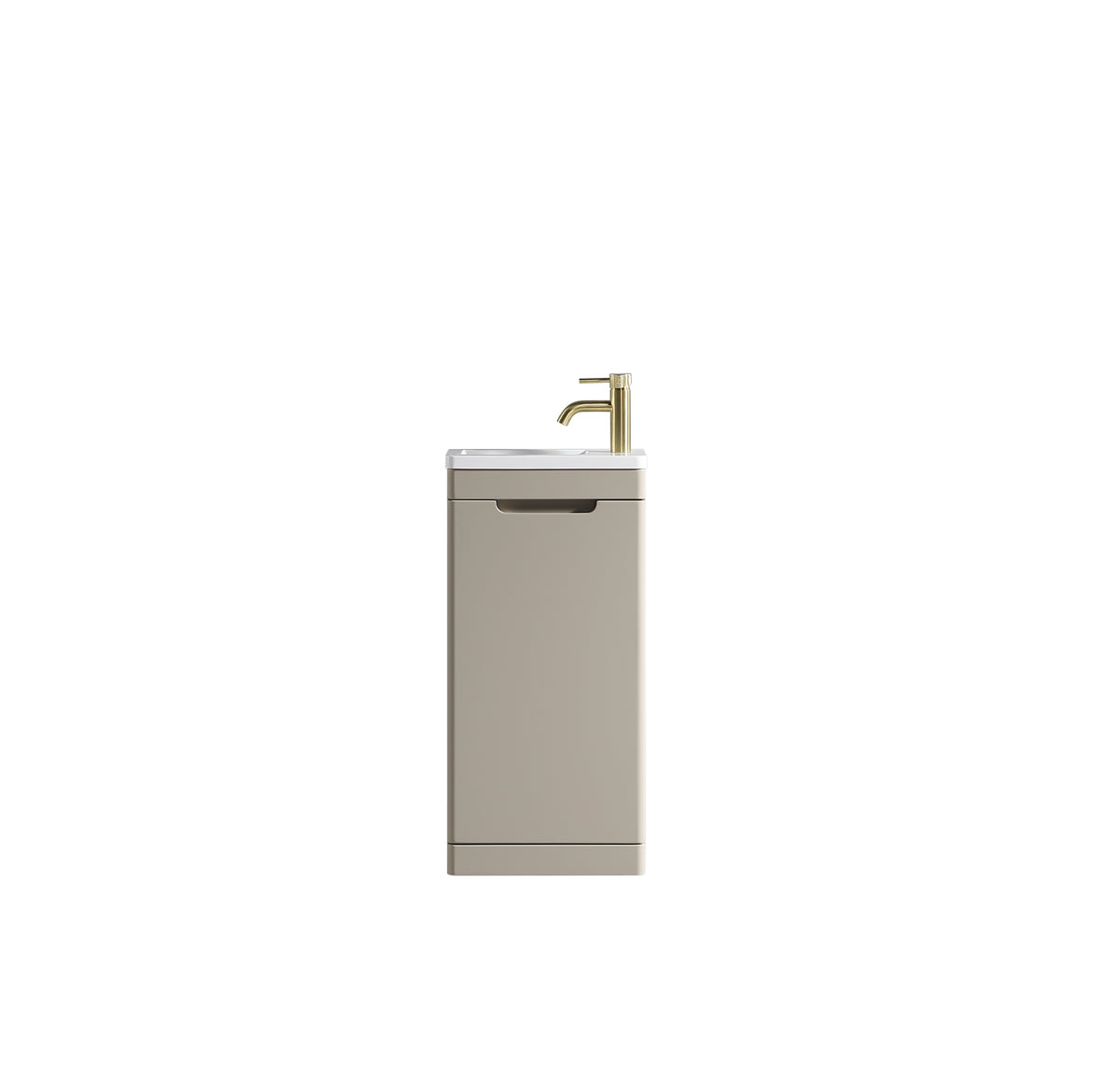 Acerra 400mm Cloakroom Vanit & Basiny - Soft Coffee
