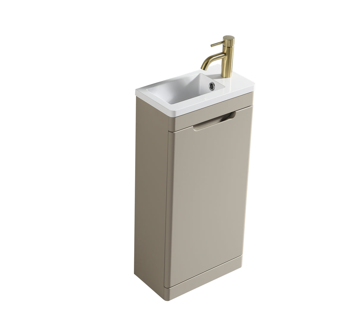 Acerra 400mm Cloakroom Vanit & Basiny - Soft Coffee