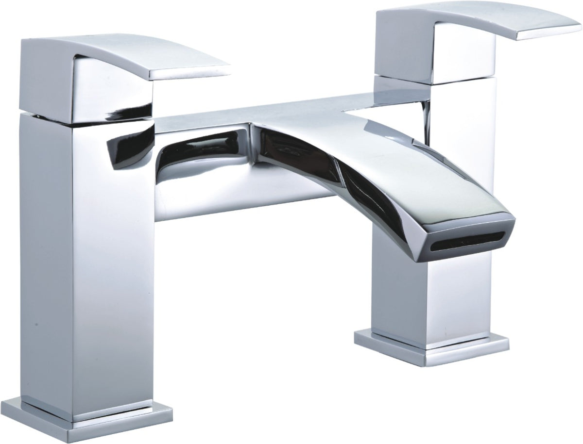 Brecon Modern Curve Bath Filler - Chrome - product image 2