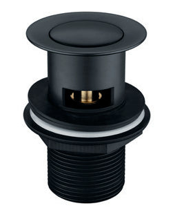 Click Clack Basin Waste - Slotted - Black - product image 2