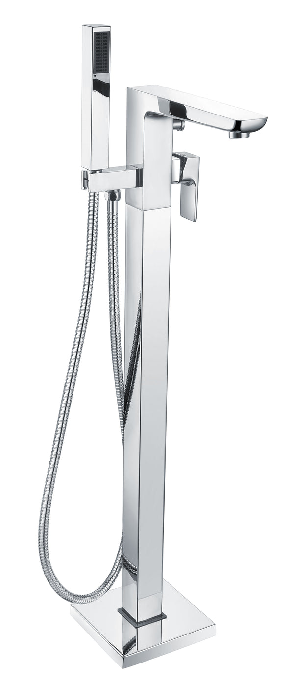 Swansea Floor Standing Bath Filler - Chrome - product image 2