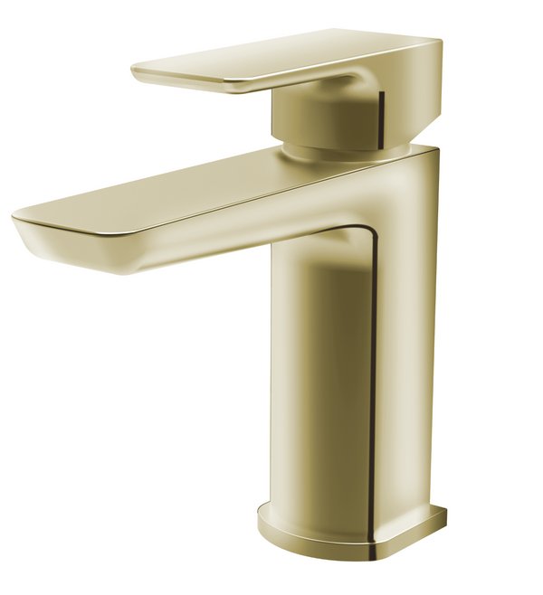 Swansea Mono Mixer Tap & Waste - Brushed Brass - product image 2