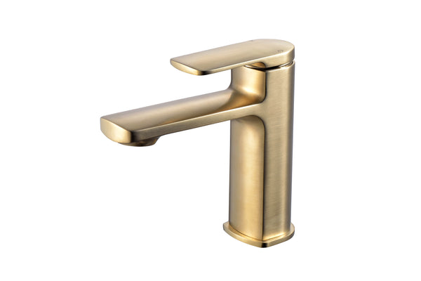Wrexham Mono Mixer Tap + Waste - Brushed Brass