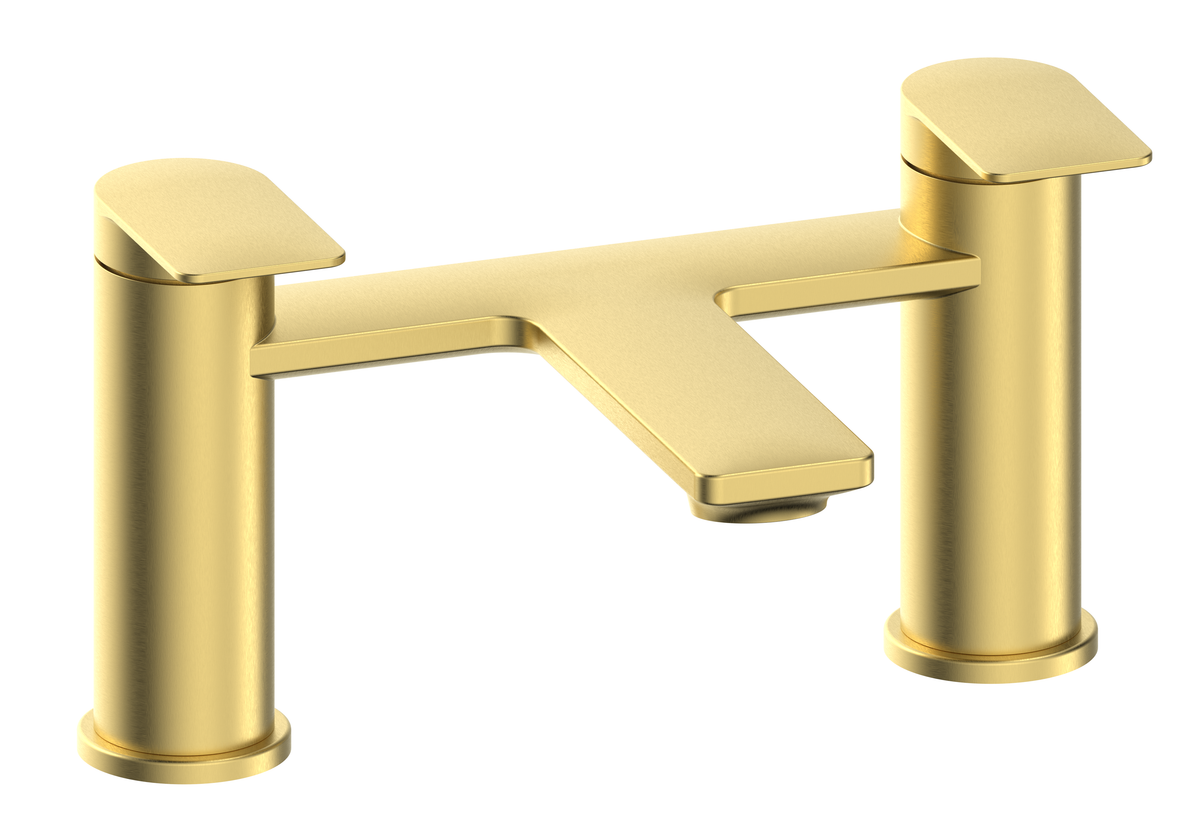 Risca Bath Filler - Brushed Brass
