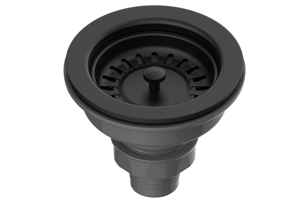 Basket Strainer Kitchen Waste - Black - product image 2