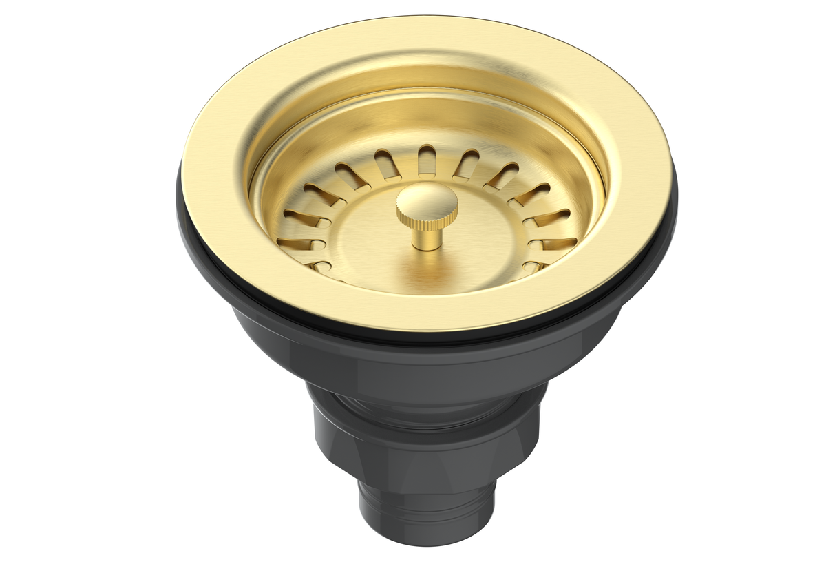 Basket Strainer Kitchen Waste - Brushed Brass - product image 2