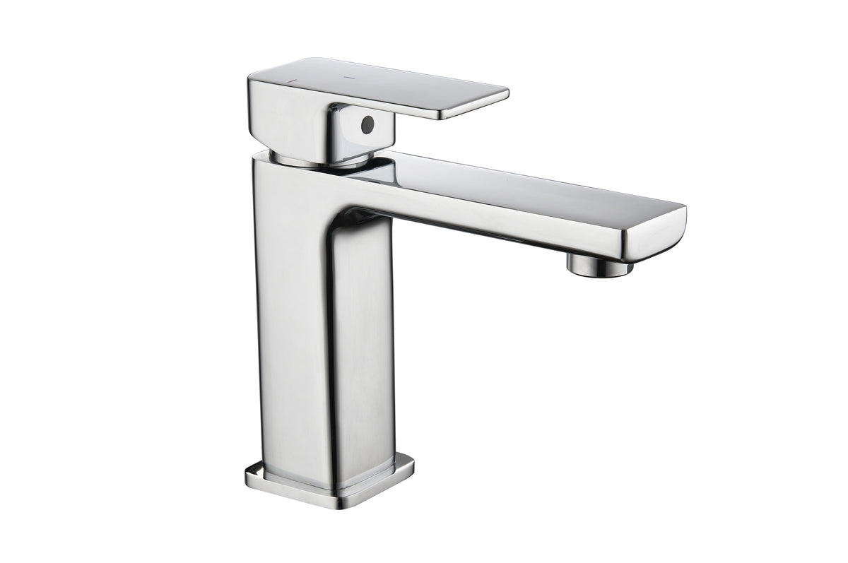 TB+ Quadrado Square ECO Control/Cold Water Start Basin Mixer Chrome - product image 2
