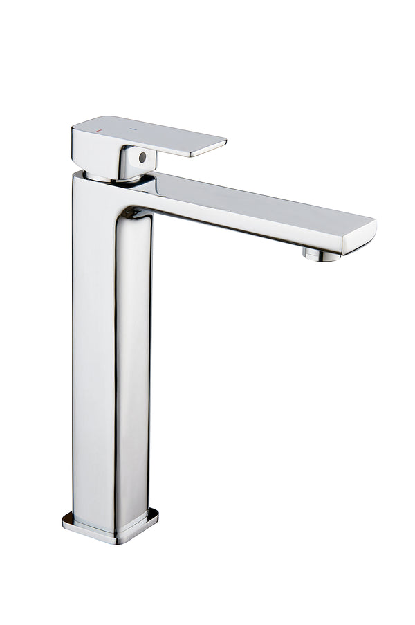 TB+ Quadrado Square Tall ECO Control/Cold Water Start Basin Mixer Chrome - product image 2