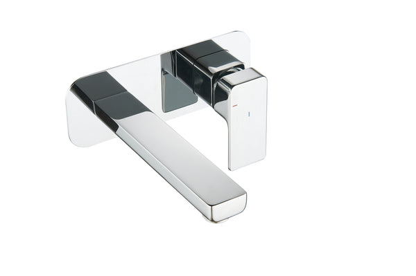 TB+ Quadrado Square Wall Mounted ECO Control/Cold Water Start Basin Mixer Chrome - product image 2