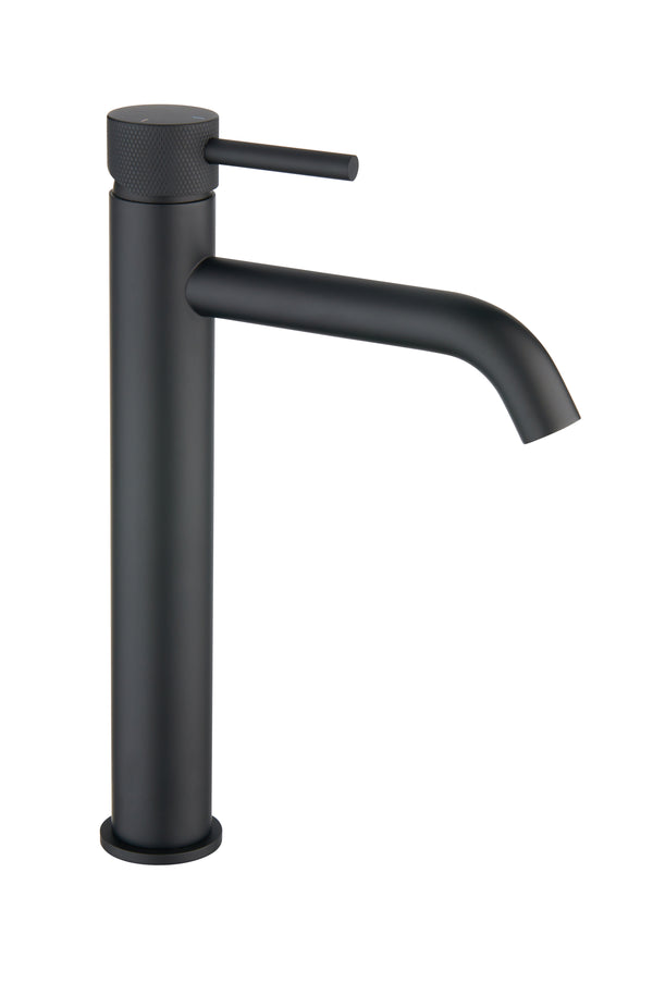 TB+ Redondo Round Tall ECO Control/Cold Water Start Basin Mixer Matte Black - product image 2