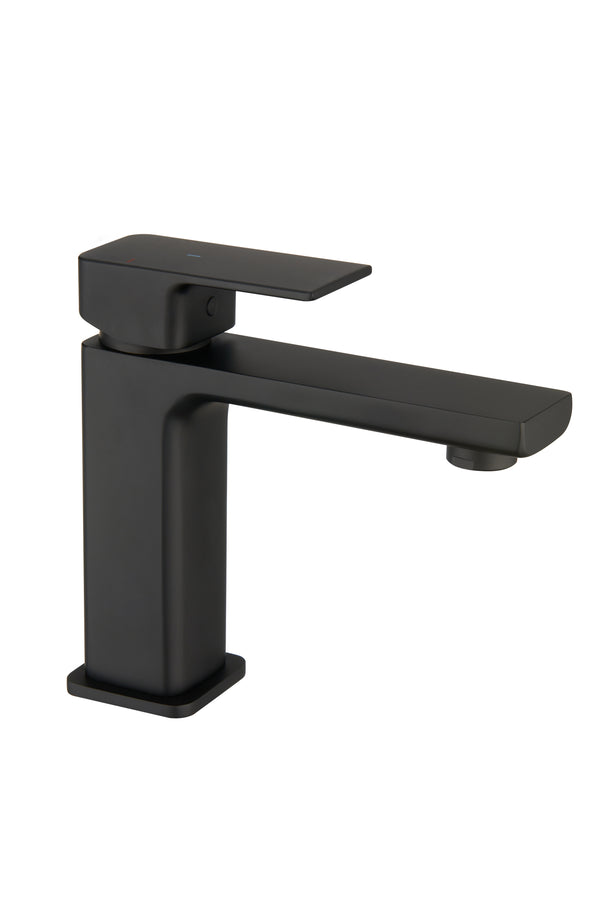 TB+ Quadrado Square ECO Control/Cold Water Start Basin Mixer Matte Black - product image 2
