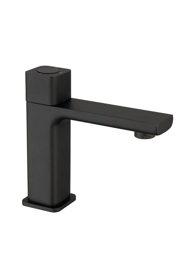 TB+ Quadrado Square Push Button Basin Mixer Matte Black - product image 2