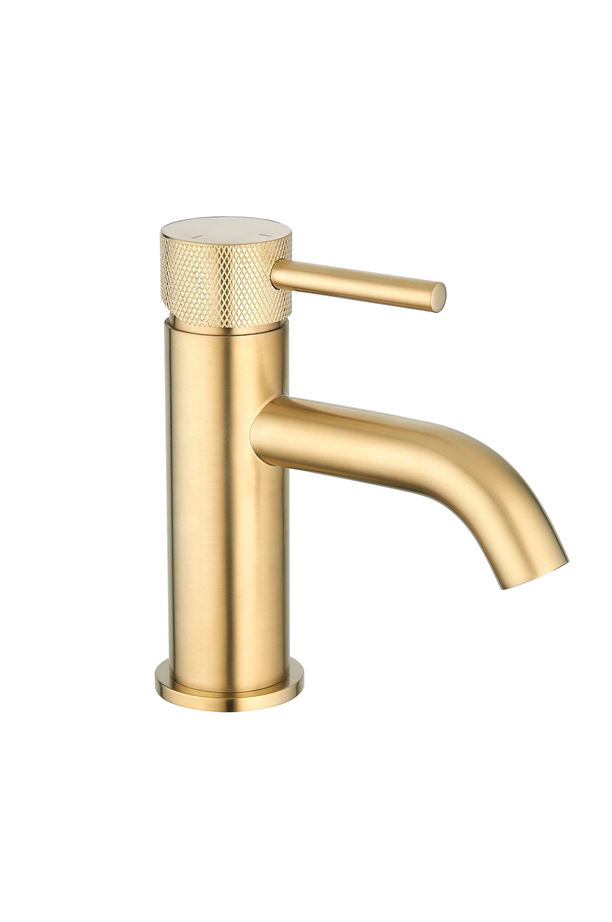 TB+ Redondo Round ECO Control/Cold Water Start Basin Mixer Brushed Brass - product image 2