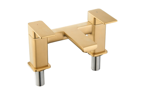 TB+ Quadrado Square Bath Filler Brushed Brass - product image 2