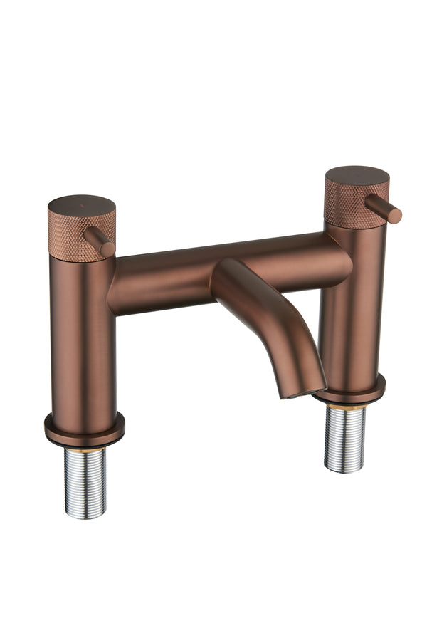 TB+ Redondo Round Bath Filler Brushed Bronze