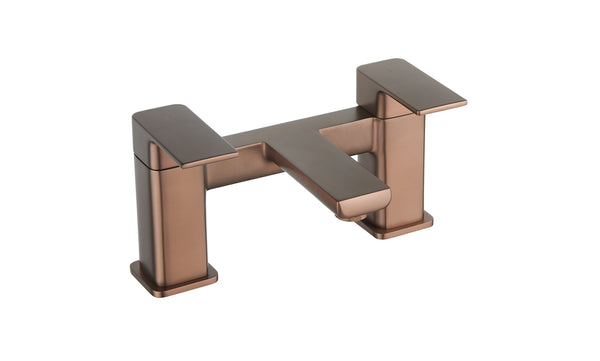 TB+ Quadrado Square Bath Filler Brushed Bronze