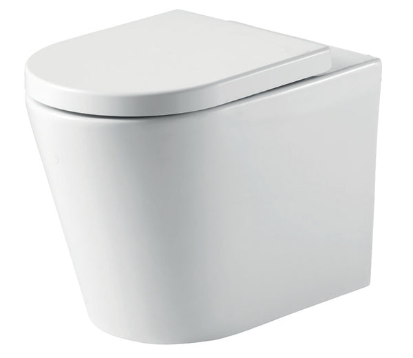 Ferrara Plus Rimless BTW D Shape Pan Seat & Fittings