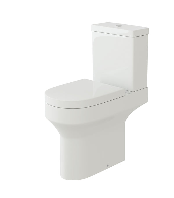 Florence Comfort Height D Shape, DP-UF Soft Close Seat, Cistern & Fittings