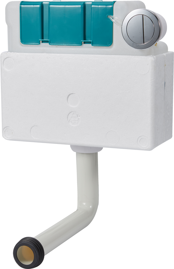 Concealed Cistern with Polystyrene Jacket & Pneumatic Flush Valve