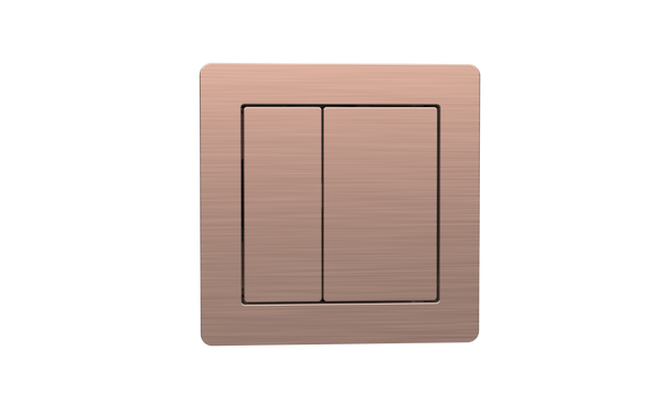 Square 78mm Button for Plumb Essentials Concealed Cistern - Brushed Bronze