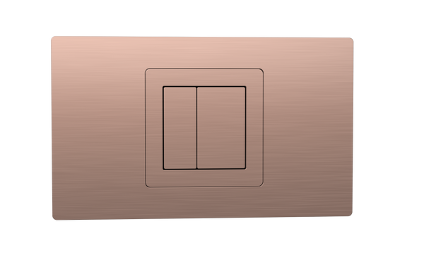 Flush Button Plate for 6201 - Brushed Bronze