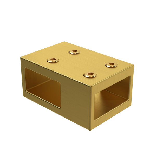 TI8 Brushed Brass T-Piece