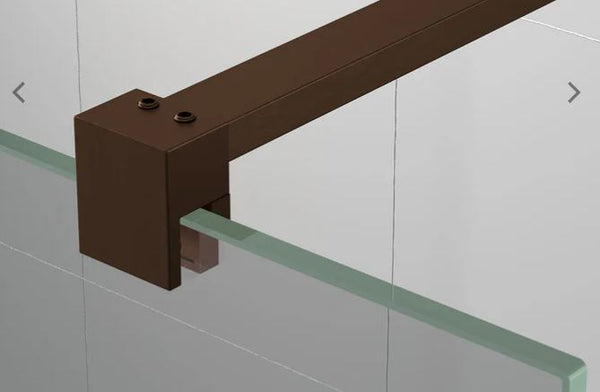 TI8 Wetroom Panel - 1100x1950mm w. B/Bronze Profile Kit